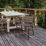 Flash Furniture TLH-015C-BZ-GG, Indoor Outdoor Chairs, Stackable, Bronze