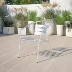 Flash Furniture TLH-017B-GG, Indoor Outdoor Chairs, Stackable, Black