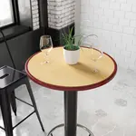 Flash Furniture TP-2TONE-24RD-GG, Restaurant Table Tops, Round, Heat Resistant