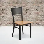 Flash Furniture , XU-DG-60115-GRD-NATW-GG, Restaurant Chairs, Black, 500 Lb. Weight Capacity