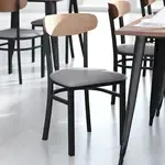 Flash Furniture , XU-DG6V5GYV-NAT-GG, Restaurant Chairs, Upholstered, Gray
