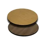 Flash Furniture XU-RD-24-WNT-GG, Restaurant Table Tops, Heat Resistant, Natural