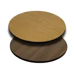 Flash Furniture XU-RD-30-WNT-GG, Restaurant Table Tops, Heat Resistant, Natural