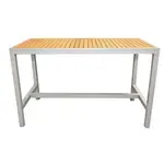 Florida Seating TEAK INLAY32X48, Table, Outdoor
