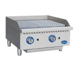Globe GCB24G-CR, Charbroiler, Gas, Countertop, Heavy Duty, 24" W