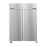 Hoshizaki DT2A-FS, Refrigerator Freezer, Reach-In, Two-Section, Self-Contained, Solid Hinged Doors