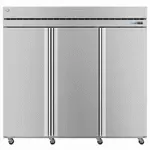 Hoshizaki F3A-FS, Freezer, Reach-In, Three-Section, Self-Contained, Reversible Door