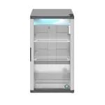 Hoshizaki RM-7-HC, Refrigerator, Merchandiser, Countertop, Hinged Door, One-Section, Silver