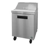 Hoshizaki SR27B-8, Refrigerated Counter, Sandwich / Salad Unit, 27" W, 1 Door, Adjustable Shelf