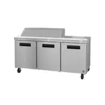 Hoshizaki SR72B-12, Refrigerated Counter, Sandwich / Salad Unit, 115V, 72" W, (12) 1/6 Pans