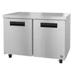 Hoshizaki UF48B, Freezer, Undercounter, Reach-In, 48" W, Solid Hinged Door, Self-Contained