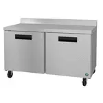 Hoshizaki WR60B, Refrigerated Counter, Work Top, 60" W, 2 Doors, Adjustable Shelves