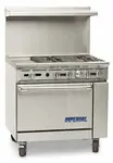 Imperial Range , IR-4-G12_LP, Range, 36" Restaurant, Gas