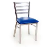 JustChair Manufacturing M20118-SIL-PS-GR1, Chair, Side, Indoor