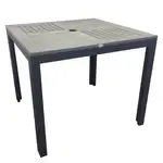 JustChair Manufacturing PW801TT-3636, Table, Outdoor