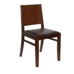 JustChair Manufacturing , W79018-BLK, Chair, Side, Indoor, Upholstered, Black