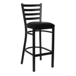 JustChair Manufacturing WL20130-PS-BVS, Bar Stool, Indoor