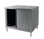 Klingers Trading , CB3060, Work Table, Cabinet Base Sliding Doors