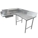 Klingers Trading , DTS-3064R, Dishtable, Soiled "L" Shaped