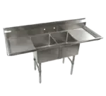 Klingers Trading ECS22D, Sink, (2) Two Compartment
