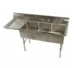 Klingers Trading , ECS3DL24, Sink, (3) Three Compartment