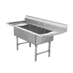 Klingers Trading , ECS3SM2D, Sink, (3) Three Compartment