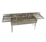 Klingers Trading , ECS42D, Sink, (4) Four Compartment