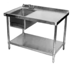 Klingers Trading , STB2484BL, Work Table, with Prep Sink(s)