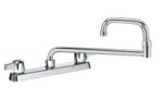Krowne Metal 13-818L, Deck Mount Faucet, Chrome Plated, Wall Mount