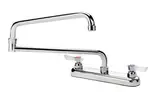 Krowne Metal 13-824L, Deck Mount Faucet, Chrome Plated, Wall Mount