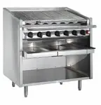 Magikitchn FM-RMB-624, Charbroiler, Gas, Floor Model, Tilt, 24" W