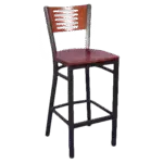 MKLD Furniture , AM836C-BS BUV, Bar Stool, Indoor
