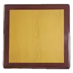MKLD Furniture AMRT2424-2TONE, Table Top, Coated, Square, Cherry