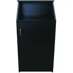 Oak Street M8510-BLK-ASSEMBLED, Trash Receptacle, Cabinet Style