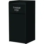 Oak Street M8520-BLK-ASSEMBLED, Trash Receptacle, Cabinet Style