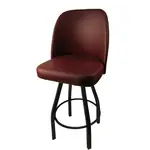 Oak Street SL1136-WINE, Bar Stool, Swivel, Indoor
