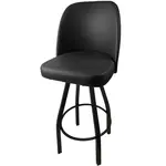 Oak Street SL2136-BLK, Bar Stool, Swivel, Indoor
