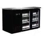 Serv-Ware BB2-24G-HC, Back Bar Cabinet, Refrigerated, 49-1/10" W, Glass Doors, 24-2/5" D