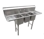 Serv-Ware CS3CWP1410212-V, Sink, (3) Three Compartment