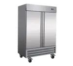 Serv-Ware RR2-HC-T, Refrigerator, Reach-In, Two-Section, Self-Contained, Hinged