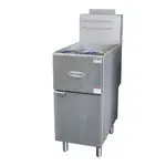 Serv-Ware SGF-40N, Fryer, Gas, Floor Model, Full Pot, Natural Gas, Adjustable Legs, 35-40 Lb Oil Capacity
