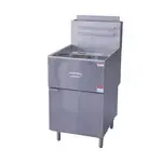 Serv-Ware SGF-70N, Fryer, Gas, Floor Model, Full Pot, Natural Gas, Adjustable Legs, 80 Lb Oil Capacity