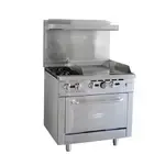 Serv-Ware SGR-2B-24G, Range, 36" Restaurant, Gas, Natural Gas