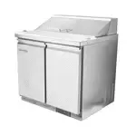 Serv-Ware SP36-8-HC, Refrigerated Counter, Sandwich / Salad Unit, 36-1/5" W, 2 Doors, Solid Doors