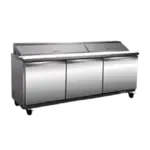 Serv-Ware SP72-18-HC, Refrigerated Counter, Sandwich / Salad Unit, 71-3/4" W, 3 Doors, Solid Doors