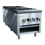 Serv-Ware SSSP-2, Range, Stock Pot, Gas, 18" W