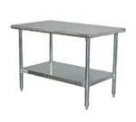 Serv-Ware T3036CWP-3, Work Table, 36", Stainless Steel Top