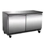 Serv-Ware UCR-60-HC-T, Refrigerator, Undercounter, Reach-In, 61" W, Solid Doors, Self-Contained