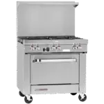Southbend S36C-1G, S-Series Non-Clog Burner Griddle Cabinet, 36.5" W, 4 Burners