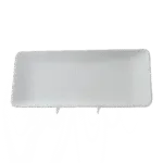 Thunder Group , 24110WT, Plate, Plastic, 5" W, Melamine, Rectangular